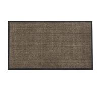 Jvl Heavy Duty Barrier Anti-Slip Door Mat, 80X120Cm, Brown/black
