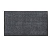 Heavy Duty Barrier Door Mat, 80x140cm, Blue/Black JVL Navy 80cm x 140cm