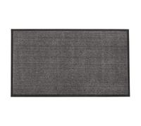Jvl Heavy Duty Barrier Door Mat, 80X140Cm, Grey/black