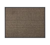 JVL Heavy Duty Commodore Barrier Door Mat, 60x80cm, Brown/Black in Brown | Size: 60 cm x 80 cm JVL Brown 60 cm x 80 cm