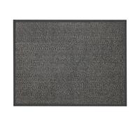 Jvl Heavy Duty Commodore Barrier Door Mat, 60X80Cm, Grey/black