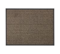 Jvl Heavy Duty Commodore Door Mat, 60X80Cm, Brown/black