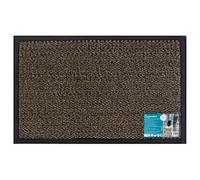 JVL Heavy Duty Commodore Vinyl Backed Barrier Door Floor Mat, 40x60cm, Brown | Size: 40 cm x 60 cm JVL Brown 40 cm x 60 cm