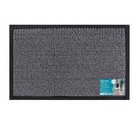 Grey Heavy Duty Commodore Backed Barrier Door Floor Mat - Grey