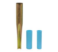 Jvl Heavy Duty Multi Fit Ground Soil Spear Spike With Adaptor To Fit 32, 38, 50 mm Diameter Poles, Silver, One Size, 19-185