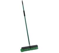 Jvl Heavy Duty Outdoor Garden Yard Sweeping Brush, Green