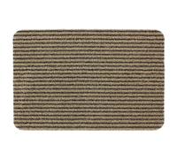 JVL Infinity Scraper Mat 50x75cm Brown Stripe or Beige Stripe