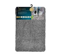 JVL Kensington Machine Washable Barrier Doormat 50x75cm Grey | Size: 50 cm x 75 cm JVL Grey 50 cm x 75 cm
