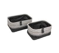 Jvl Kenzi Rectangular Storage Baskets - Set Of 2