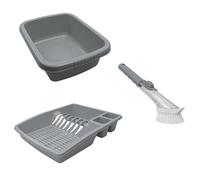 JVL Kitchen Sink Bundle, Grey