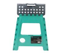Large Folding Step Stool JVL Turquoise One Size
