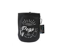 JVL Large Peg Bag - Black | Size: 1 Pack JVL Black 1 Pack