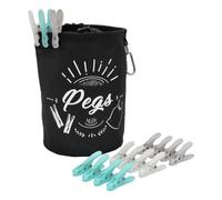 Jvl Large Peg Bag With 144 Extra Strong Pegs