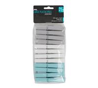 Jvl Large Strong Hold Plastic Pegs, Pack Of 12, Aqua