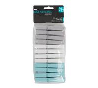 JVL Large Strong Hold Plastic Pegs, Pack of 12, Aqua