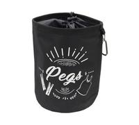 Jvl Large Waterproof Peg Bag With Draw String Closure And Hanging Snap Hook