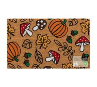 Jvl Latex Backed Coir Entrance Doormat 45X75Cm - Autumn