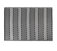Jvl Lightweight Reversible Plastic Woven Outdoor Rug, 120X170Cm, Zigzag