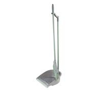 JVL Long Handle Dustpan & Brush Set-Grey in Grey JVL Grey