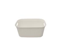 Loop 38L Laundry Basket - Ivory White JVL Off White 1 Pack