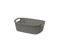 JVL Loop 3L Storage Basket - Grey | Size: Small JVL Grey S