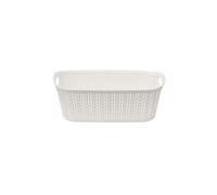JVL Loop 3L Storage Basket - Ivory White in Off-White | Size: Small JVL Off-White S