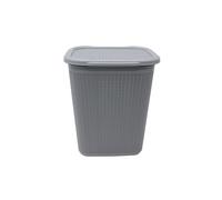 Loop 50L Laundry Basket - Grey JVL Black 1 Pack