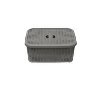 JVL Loop 6L Storage Basket - Grey | Size: Small JVL Grey S