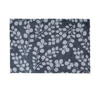 JVL Mega Doormat - 50x75cm, Branches in Blue | Size: 75 cm x 150 cm JVL Blue 75 cm x 150 cm