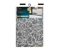 JVL Mega Mat Machine Washable Entrance Doormat, 50x75cm, Floral