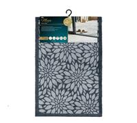 JVL Mega Mat Machine Washable Entrance Doormat, 50x75cm, Flowers
