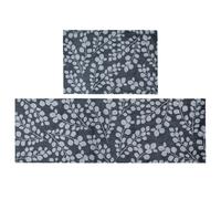 JVL Mega Mat Machine Washable Entrance Runner and Doormat Set, Branches