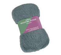 JVL Microfibre Car Cleaning Sponge - Grey Soft Scratch-Free Sponge for Car Washing & Detailing