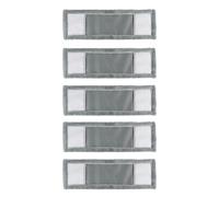JVL Microfibre Mop Replacement Cleaning Pad - Grey x 5