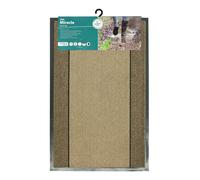 JVL Miracle Machine Washable with Stripes Barrier Mat, 60x90cm, Beige