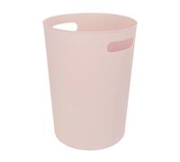 JVL Modu Round Waste Bin 9.7L Bathroom Bedroom Office Blush in Pink JVL Pink