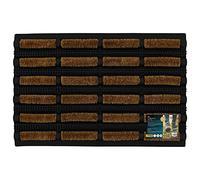 Nimbus Rubber Coir Scraper Tuffscrape Doormat 40x60cm JVL Natural 40cm x 60cm