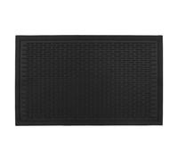 Jvl Office Entrance Absorbent Barrier Door Mat, 45X75Cm, Black/blue