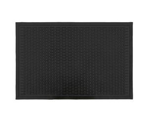 JVL Olympus Capsual Design Rubber Scraper Doormat, 60x90cm