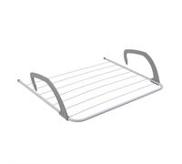 JVL Over Door Radiator Clothes Drying Airer-6M, White | Size: 1 Pack JVL White 1 Pack