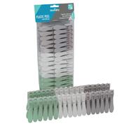 JVL Pack of 36 Plastic Pegs JVL Multicolor