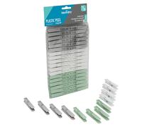 JVL Pack of 36 Plastic Pegs JVL Multicolor