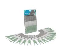 JVL Pack of 48 Large Plastic Pegs JVL Multicolor