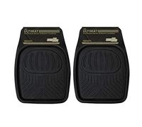 JVL Pair of lipped Ultimat heavy duty car mats mud snow boot liner water tray
