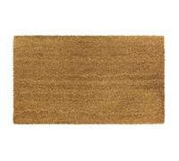 Jvl Plain Coir Entrance Doormat, Latex Backed, 45X75Cm