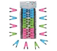 Jvl Prism Soft Touch Clip Pegs, Pack Of 24