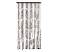 JVL Provence Hanging Wooden Beaded Door Clouds Curtain Screen, Multi-Colour, 90 x 180 cm