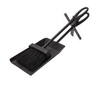 JVL Purbeck Hearth Iron Fireside Tidy Set