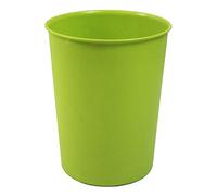 JVL Quality Vibrance Bright Green Lightweight Plastic Waste Paper Basket Bin