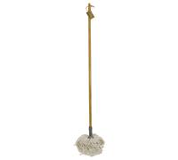 JVL Bamboo Cotton Mop - Brown
